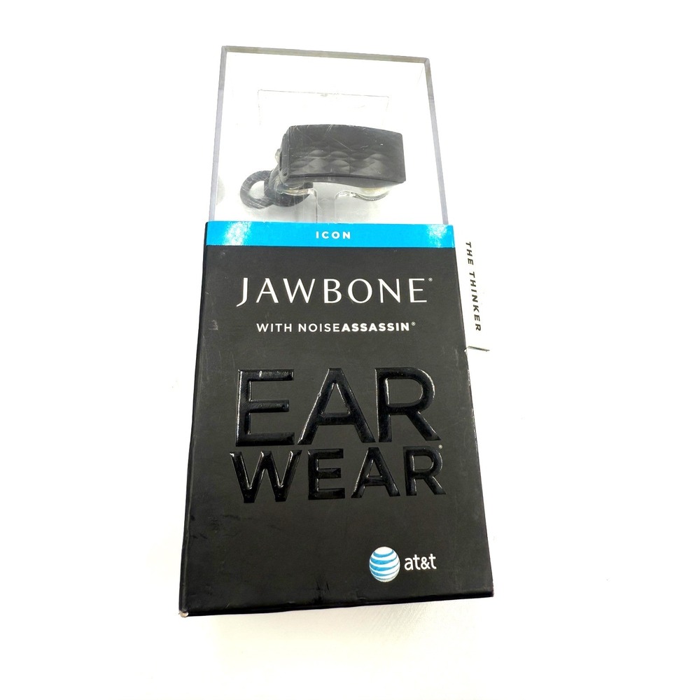 Jawbone ICON The Thinker Bluetooth Headset NoiseAssassin Black NEW